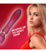 Crushious Jinx Rot - Doppelstabmassagegerät mit Heizfunktion & 10 Vibrationsstufen