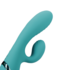 Loveline Inflatable Loveline Rabbit Vibrator - Peacock Blue G-Spot Pleasure!