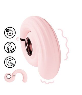 Loveline Tourner Pink Swirl Vibrator - Elegant, Powerful & Whisper-Quiet