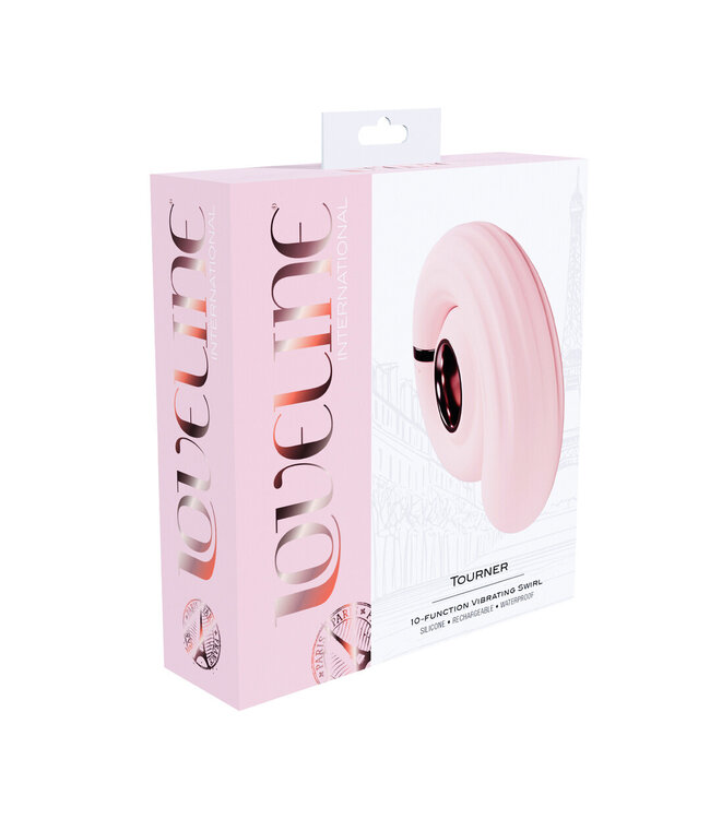 Loveline Tourner Pink Swirl Vibrator - Elegant, Powerful & Whisper-Quiet