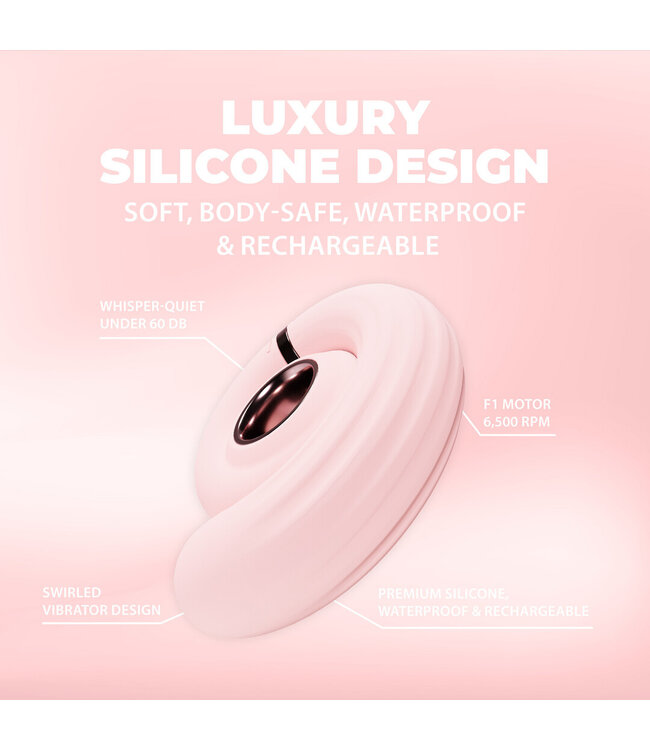 Loveline Loveline Paris Collection Roze Silicone Vibrator Met 10 Functies En Oplaadbare F1-Motor