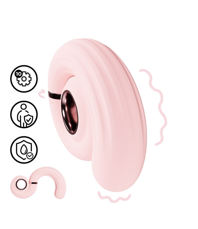 Loveline Loveline Paris Collection Roze Silicone Vibrator Met 10 Functies En Oplaadbare F1-Motor