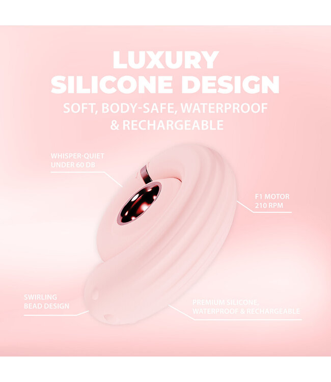 Loveline Loveline Perles Waterdichte Draaibare Siliconen Parels 10 Functies Roze