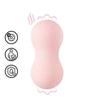 Loveline Loveline Vibrating Heating Massager Met Dubbele Kogelkoppen En Warmtefunctie - Roze