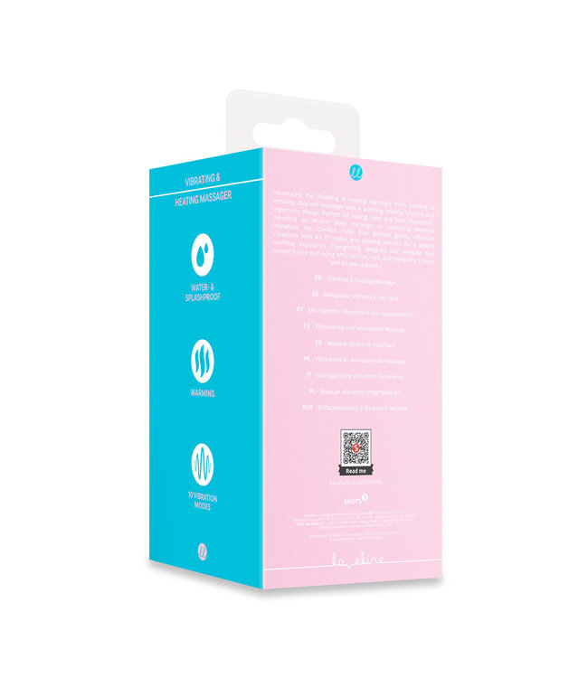 Loveline Loveline Vibrating Heating Massager Met Dubbele Kogelkoppen En Warmtefunctie - Roze