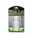 PerfectFitBrand Double Tunnel Plug M 12 cm Transparant Met Dubbele Taps Toelopende Pluggen