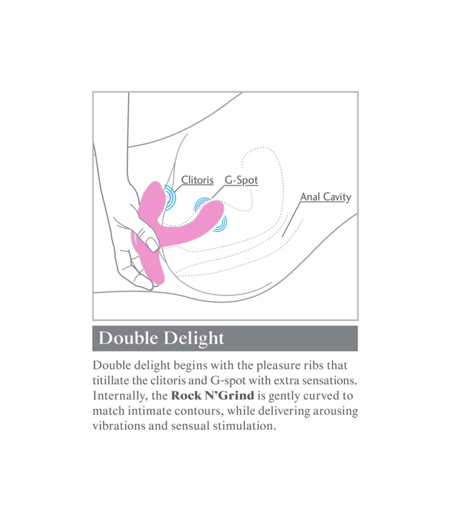 Pipedream 3Some Clitoris- en G-Spotstimulator Met Drievoudige Functie en Precisie