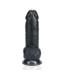 RealRock RealRock Rechte Realistische Dildo Met Zuignap En Scrotum 16,5 cm Zwart