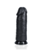 RealRock RealRock PVC Dildo 9/23 cm – Extra dick, schwarz, mit Saugnapf