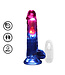 RealRock RealRock 22.5 cm LED Vibrating Dildo - Lifelike Pleasure & Suction Cup