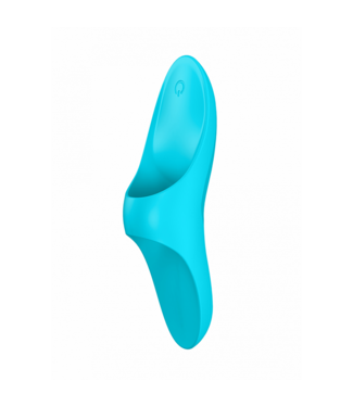 Satisfyer Satisfyer Teaser – Wasserdichter Finger-Vibrator in Hellblau mit 12 Stufen