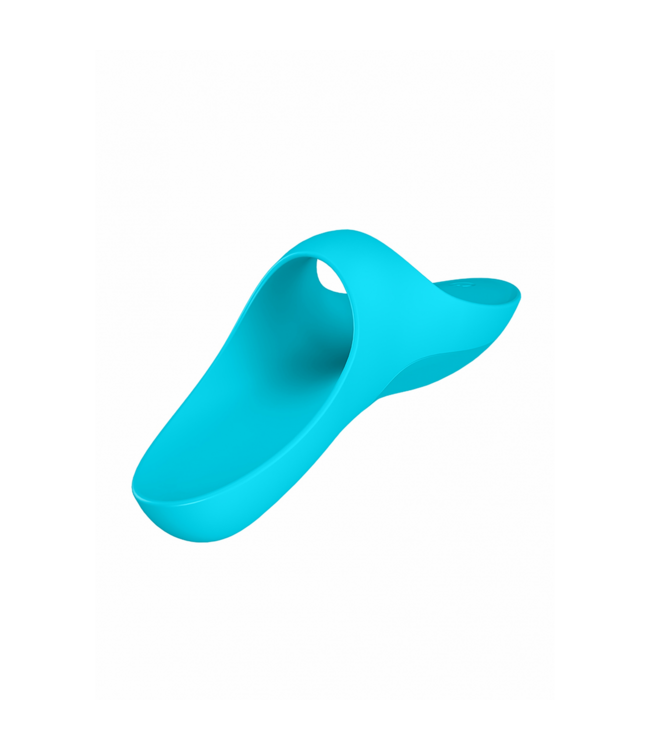 Satisfyer Satisfyer Vinger Vibrator USB Oplaadbaar Waterdicht Lichtblauw Met 12 Instellingen
