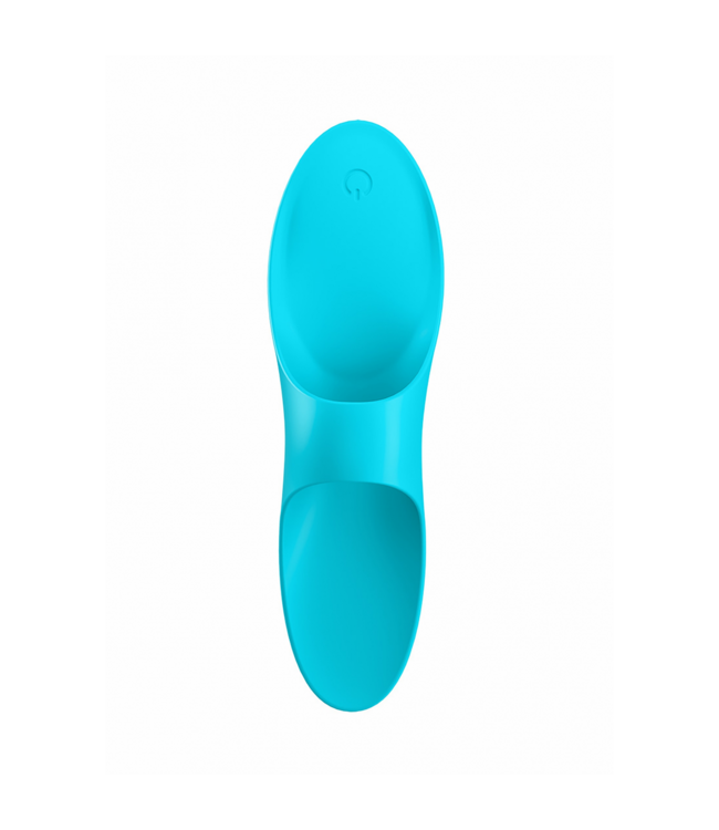 Satisfyer Satisfyer Vinger Vibrator USB Oplaadbaar Waterdicht Lichtblauw Met 12 Instellingen