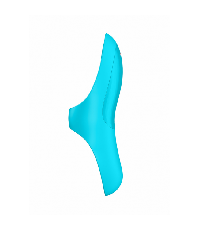 Satisfyer Satisfyer Vinger Vibrator USB Oplaadbaar Waterdicht Lichtblauw Met 12 Instellingen