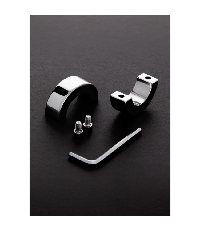 Steel by Shots Roestvrijstalen Ball Stretcher Met Spiegelglans En Comfortabele Pasvorm 0,8-2,0 cm