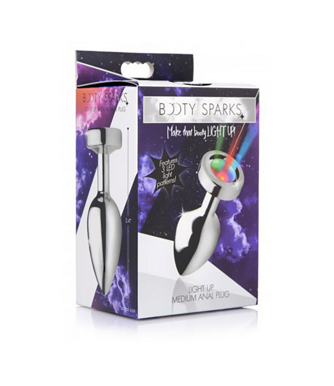 XR Brands Light Up Butt Plug Medium & Super Milker Deluxe Stroker Combo