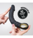 Crushious Crushious Flex 10 Standen Realistische USB-Oplaadbare Zwarte Vibrator