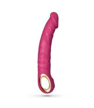 Crushious Magnus Bend Pink Flexible Vibrator | 10 Vibration Settings, Realistic Design