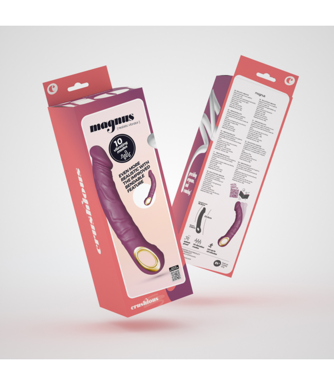 Crushious Crushious Flex Vibrator Paars Met 10 Vibratiestanden En Buigbare Vorm