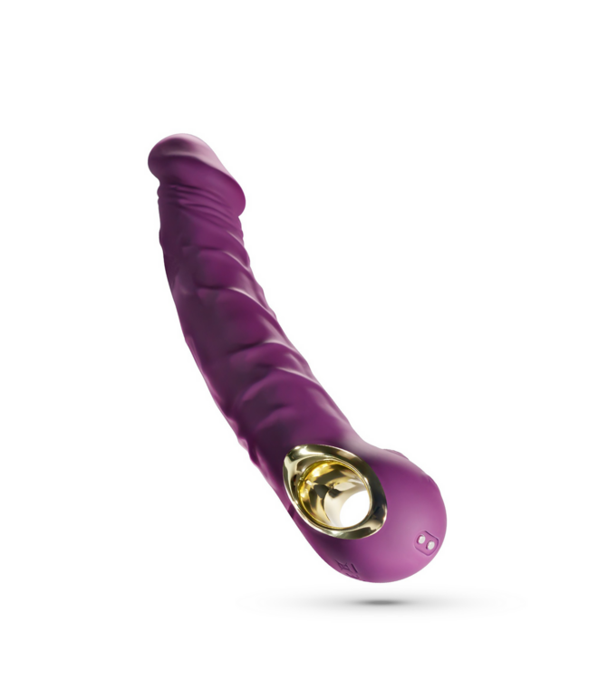 Crushious Magnus Bend Vibrator lila | 10 Modi, flexibel, USB ladbar, wasserfest