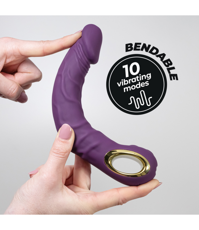 Crushious Crushious Flex Vibrator Paars Met 10 Vibratiestanden En Buigbare Vorm