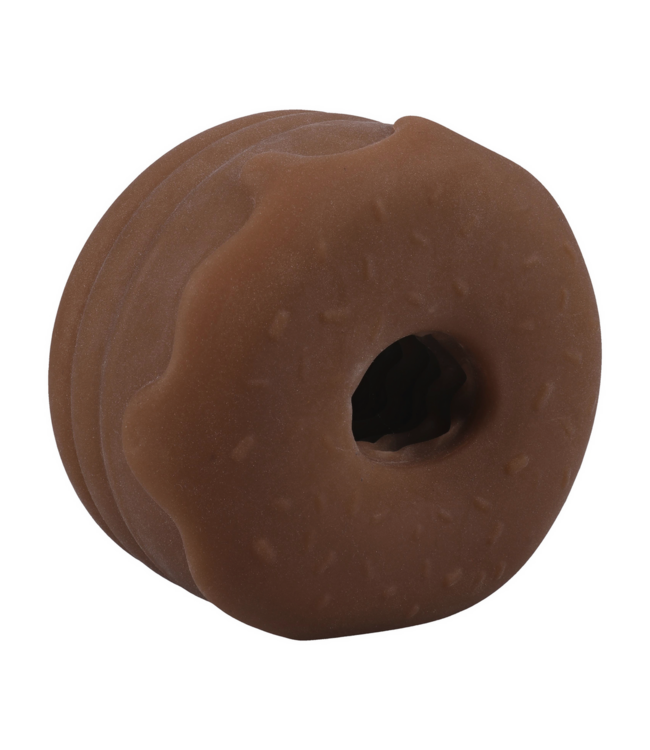 Doc Johnson ULTRASKYN Realistische Chocolade Donut Stroker Met GoodHead Slick Head Glijmiddel