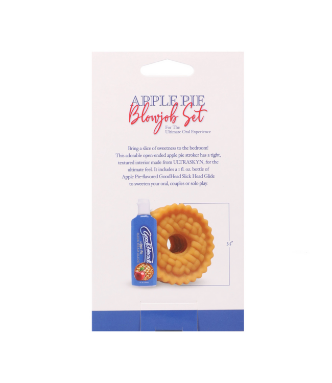 Doc Johnson Apple Pie Pleasure Set: ULTRASKYN Stroker & Sweet Lubricant Included