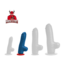Fuck & Fist Tyr M Blauw Realistische Dildo Met Zuignap En 13 cm Inbrengbare Lengte