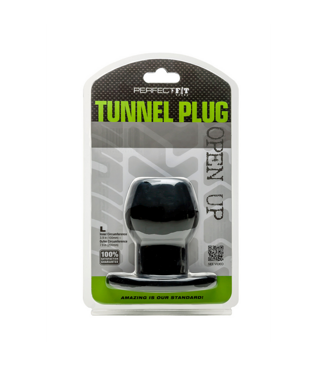PerfectFitBrand Tunnel Plug Hohl-Buttplug 9,4 cm – Innovativer Spielspaß für Paare