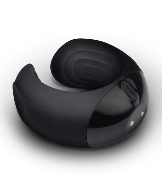 Rocks-Off Ergonomischer C-förmiger Masturbator – 10 Geschwindigkeiten, Schwarz