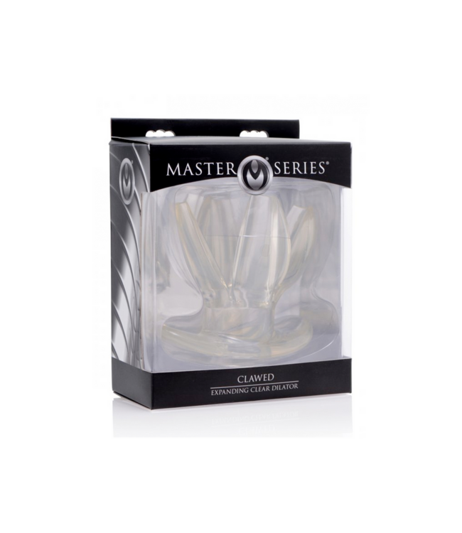 XR Brands Uitbreidbare Transparante Anale Dilator 11,4 cm Met Vier Wiggen