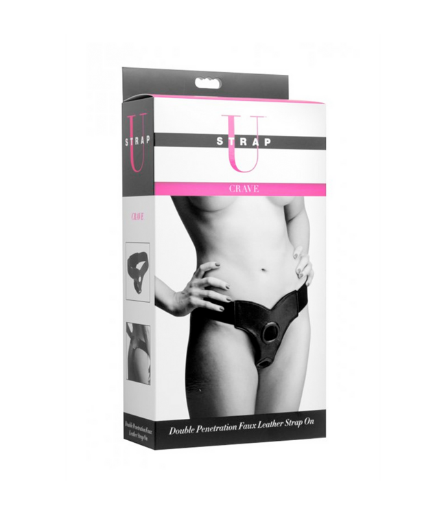 XR Brands XR Brands Dubbele Ring Strap-On Harness Met Verstelbare Dubbele Penetratie