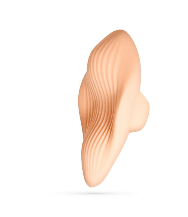 Crushious Crushious Ultradunne Oranje Panty Vibrator Met Afstandsbediening En USB-Oplaadbaar