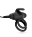 Crushious Thumper Doppelt vibrierender Cockring mit Fernbedienung – Schwarz