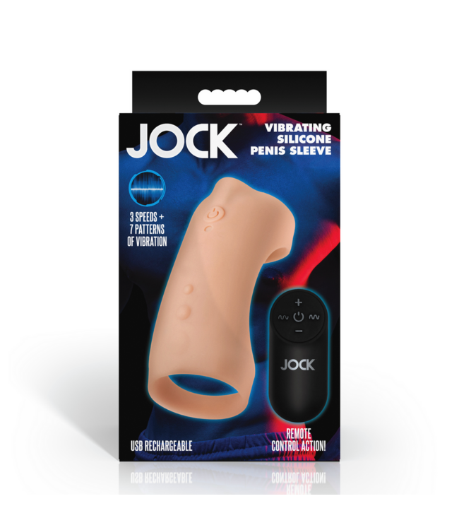 Curve Toys Silky Soft Vibrating Penis Sleeve | 3 Speeds, 7 Patterns, Rechargeable