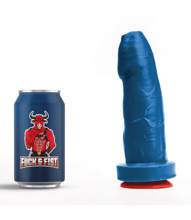 Fuck & Fist Magni M Realistische Blauwe Dildo Met Zuignap 18 cm PVC