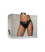 Ouch! Vibrerende Strap-On Boxer Met O-Ring Systeem En 10-Standen Bullet M/L Zwart