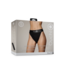 Ouch! Elegant Vibrating Strap-On Panty Harness XS/S Black - 10 Functions