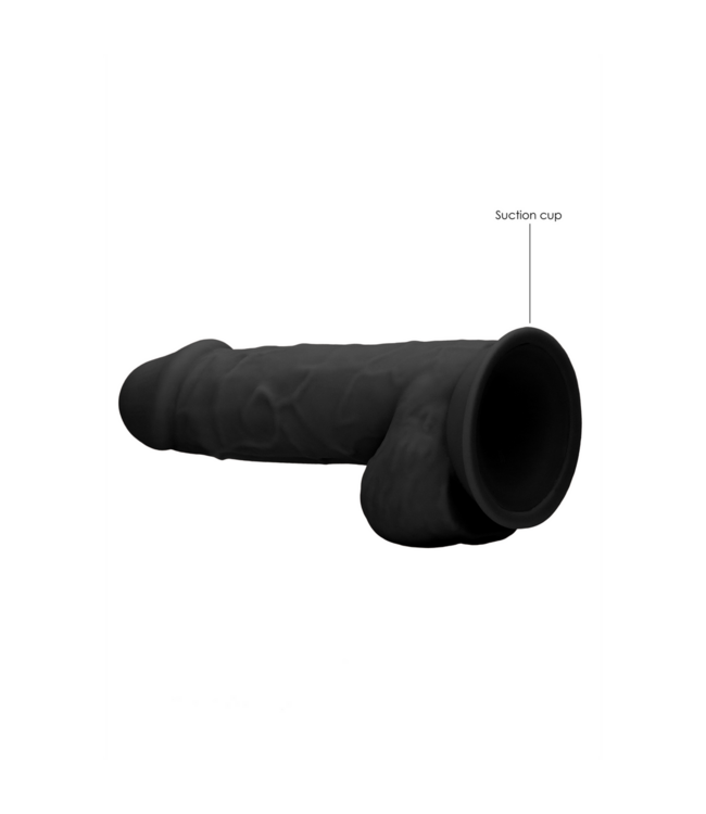 RealRock RealRock ULTRA Siliconen Realistische Dildo Met Zuignap En Dubbel Dichte Vulling 21,6 cm
