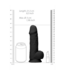 RealRock Realistic 21.6 cm Silicone Dildo with Suction Cup & Flexible Design