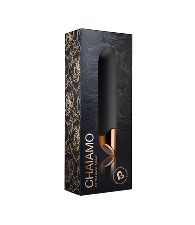 Rocks-Off Chaiamo Mini Vibrator – Elegant Power for Ultimate Climax in Black