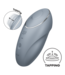 Satisfyer Satisfyer Tap Climax 1 Grijs – Waterdichte Lay-On Vibrator met Dual Stimulatie