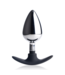 XR Brands Dark Intruder 11,4 cm – Nickelfreier Metall-Silikon Analplug für Intensität