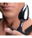 XR Brands Verzwaarde Metaal & Silicone Anale Plug – 11,4 cm voor Intense Stimulatie