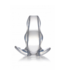 XR Brands Duidelijk Zicht Anale Plug Met Holte - Extra Groot 14,7 cm voor Kinky Genot