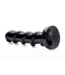 XR Brands Mighty Black Dildo 24 cm - Supple, Intense Stimulation & Easy to Clean
