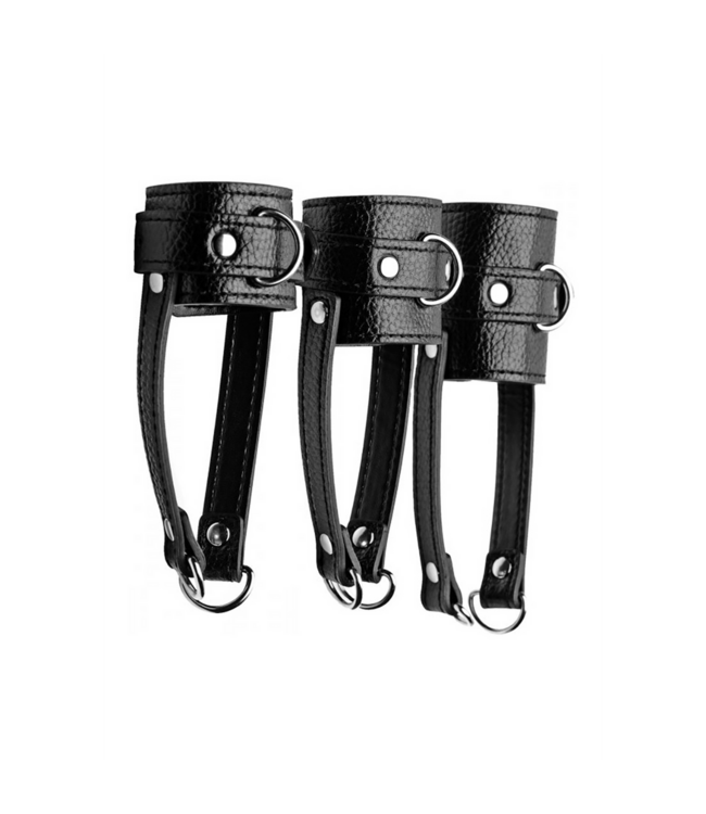 XR Brands 3-Piece Adjustable Ball Stretcher Set for Comfort & Weight Training