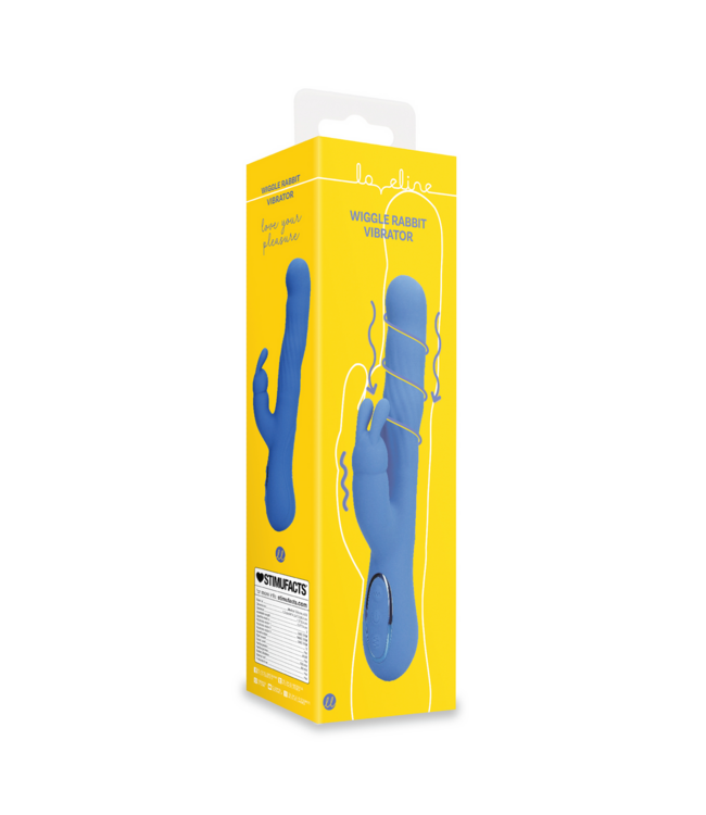 Loveline Wiggle Rabbit Vibrator Blau – Intense G-Punkt & Klitorisstimulation