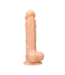 RealRock Realistic 22.8 cm Silicone Dildo with Balls - Flexible & Suction Cup