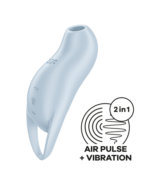 Satisfyer Pocket Pro 1 Blau – Kompakter Vibrator mit zwei Motoren für intensives Vergnügen